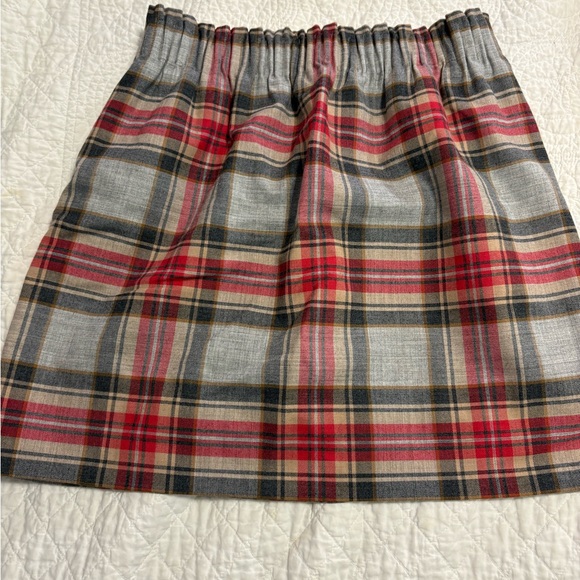 J. Crew Red and Gray Plaid Mini Skirt - Picture 4 of 4